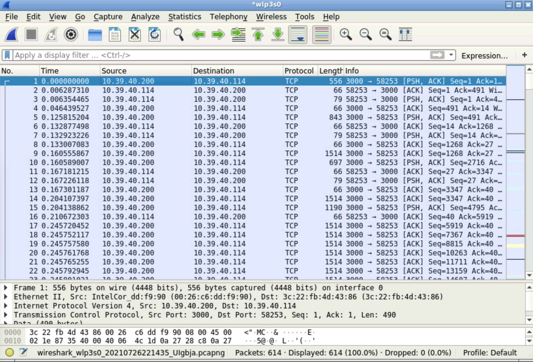 Wireshark — Electronics for IoT